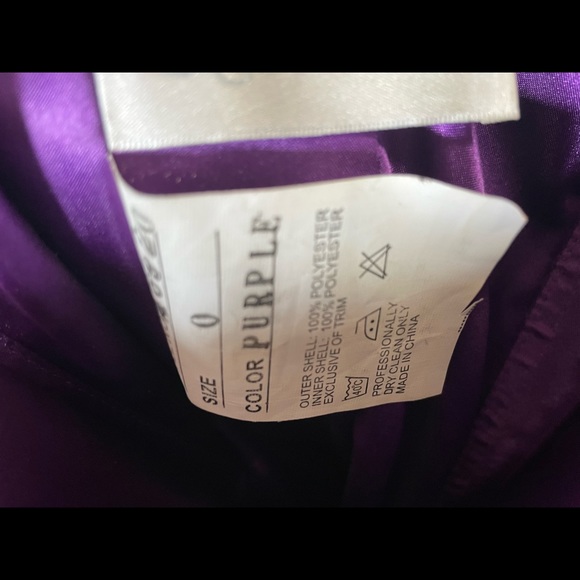 Full prom dress. Purple - Picture 5 of 7